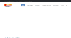 Desktop Screenshot of excelcollege.edu.np